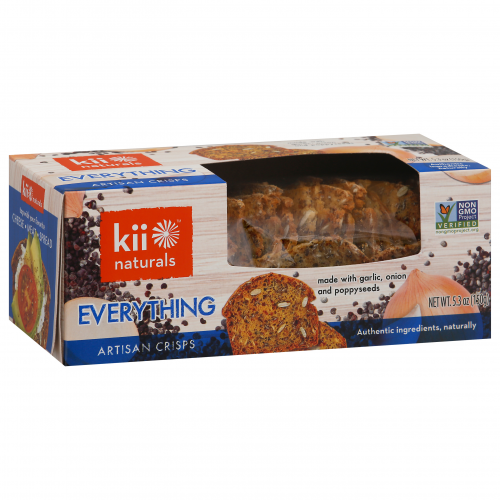 KII NATURALS, EVERYTHING ARTISAN CRISPS, 12 x 150G