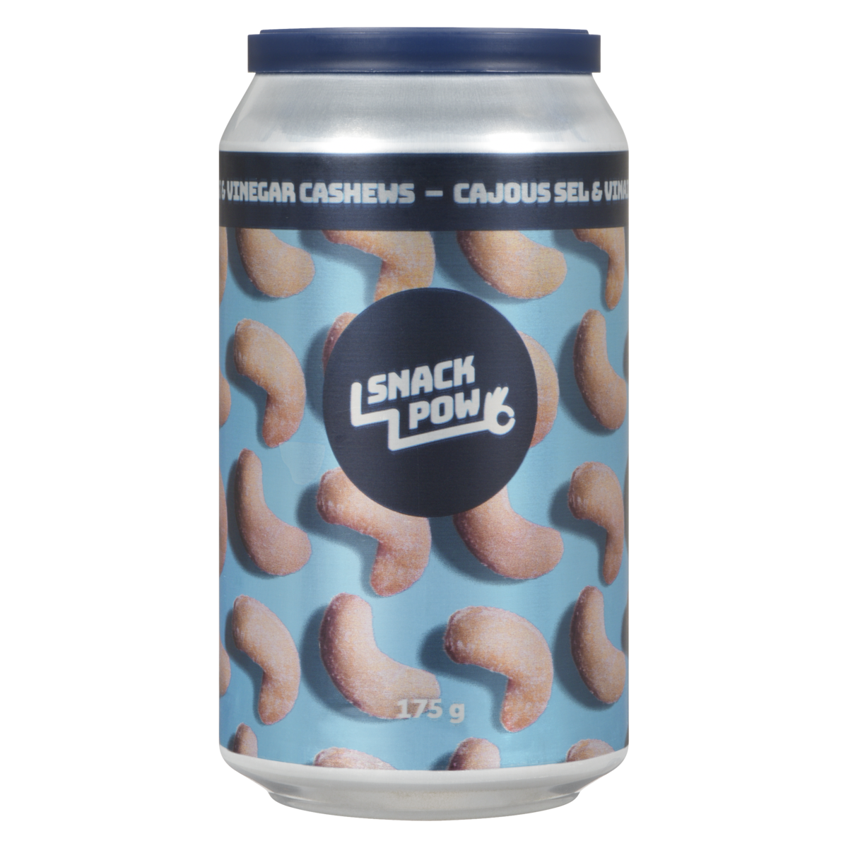 SNACK POW VINEGAR AND SALT CASHEWS, 6 X 175 G