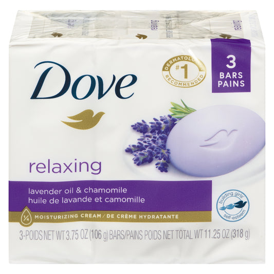 DOVE BEAUTY BAR LAVENDER RELAX, 18 X 3 X 106 G