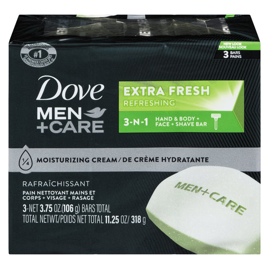 DOVE BEAUTY BAR MEN FRESH ULTIMATE, 18 X 3 X 106 G