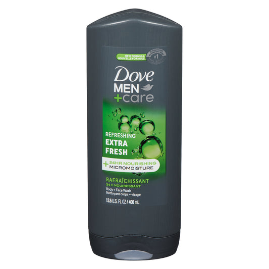 DOVE MEN BODY WASH EXTREME FRESH, 6 X 400 ML