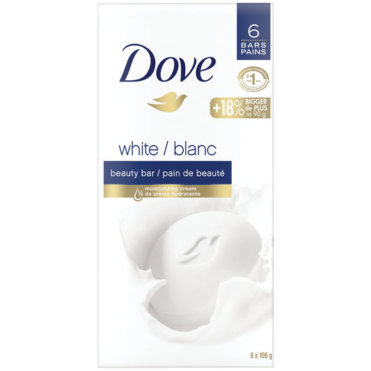 DOVE BEAUTY BAR WHITE, 12 X 6 X 106.17 G