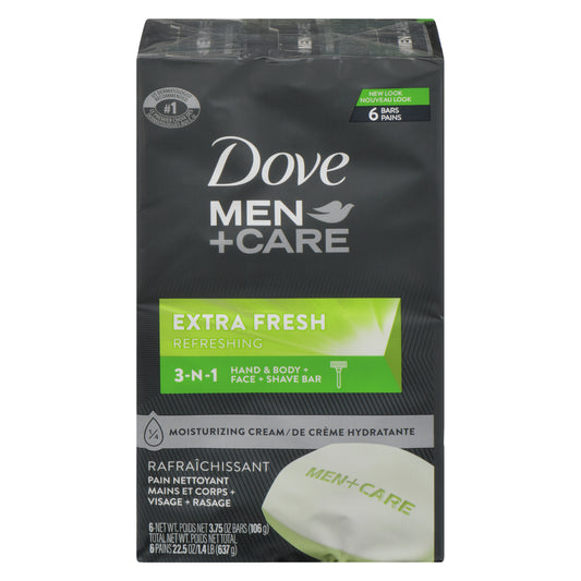 DOVE BEAUTY BAR ULTIMATE FRESHNESS FOR MEN, 12 X 6 X 106.17 G