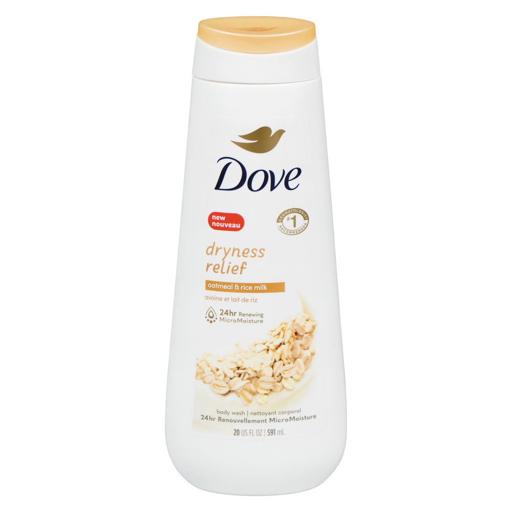 DOVE BODY WASH DRY SKIN SOOTHED, 4 X 591 ML