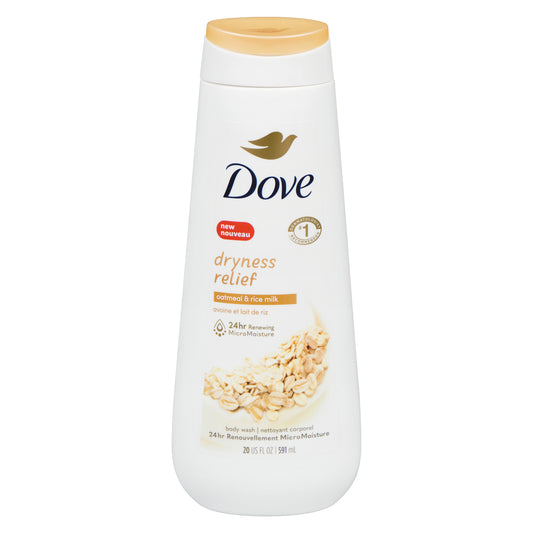 DOVE BODY WASH DRY SKIN SOOTHED, 4 X 591 ML