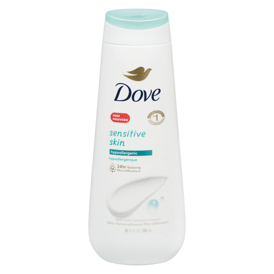 DOVE SENSITIVE SKIN HYDRATING BODY LOTION, 4 X 591 ML