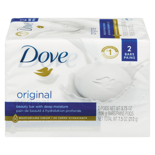 DOVE BEAUTY BAR WHITE, 24 X 2 X 106 G