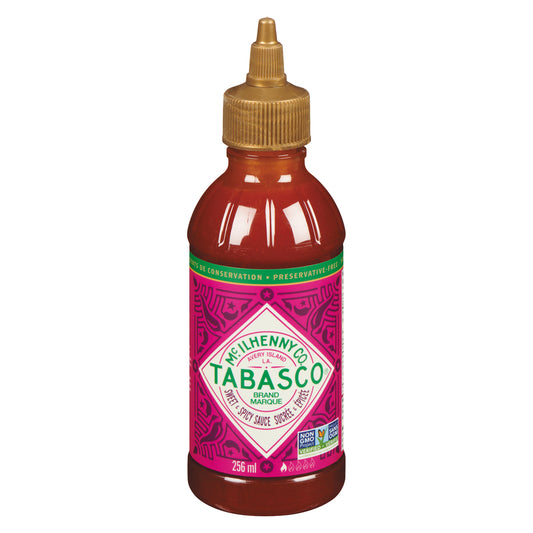 TABASCO SWEET AND SPICY SAUCE SQ 256 ML, 12 X 256 ML