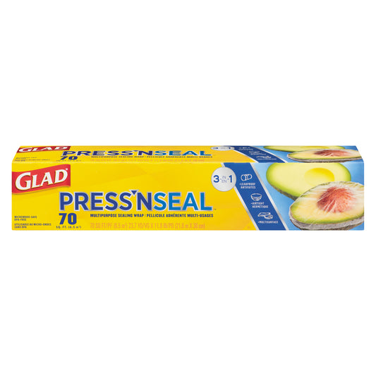GLAD PRESS'N SEAL WRAP 21.60M, 12 X 1 UN