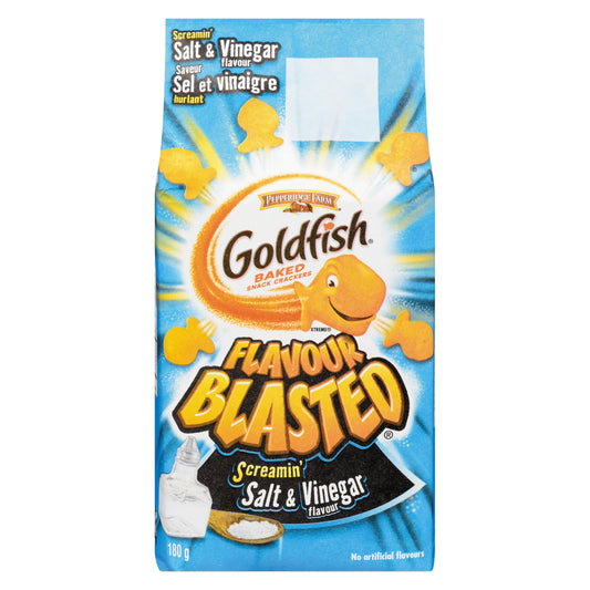 PEPPERIDGE FARM GOLDFISH SALT & VINEGAR, 12 X 180 G