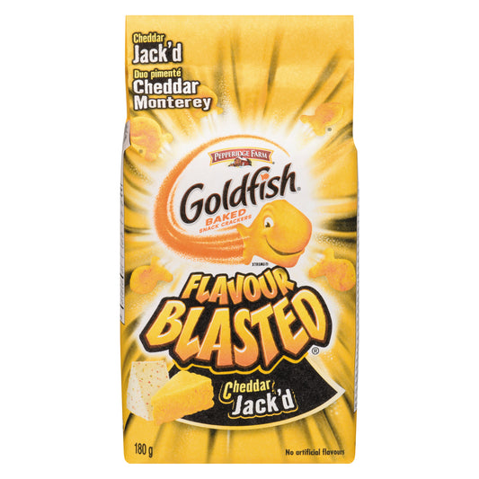 PEPPERIDGE FARM GOLDFISH PIMIENTO CHEESE MONTEREY JACK, 12 X 180 G