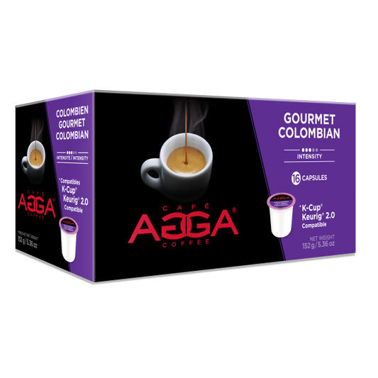 AGGA CAFE GOURMET COLOMBIAN, 6 X 152 G