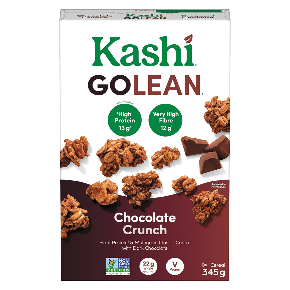 KASHI GOLEAN CHOCOLATE CRUNCH CEREAL, 8 X 345 G
