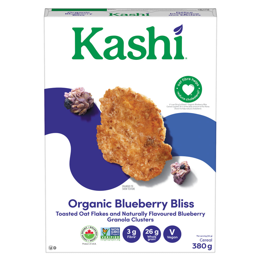 KASHI ORGANIC BLUEBERRY BLISS, 10 X 380 G