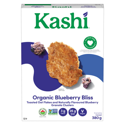 KASHI ORGANIC BLUEBERRY BLISS, 10 X 380 G