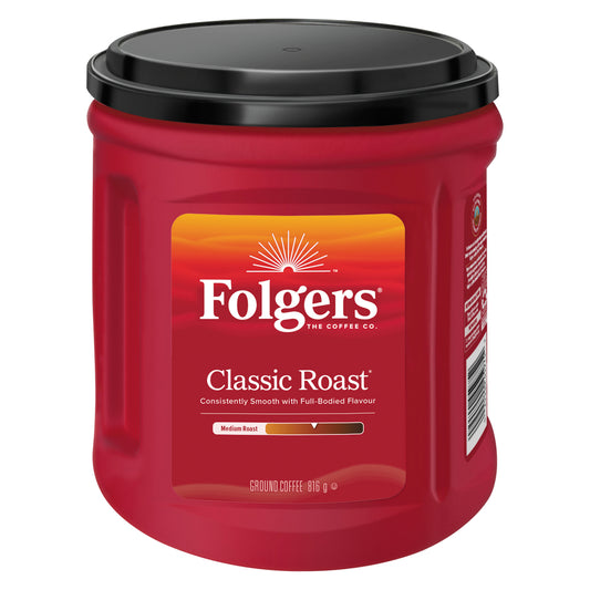 FOLGERS CLASSIC ROAST GROUND COFFEE, 6 X 816 G