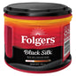 FOLGERS BLACK SILK GROUND COFFEE, 6 X 641 G