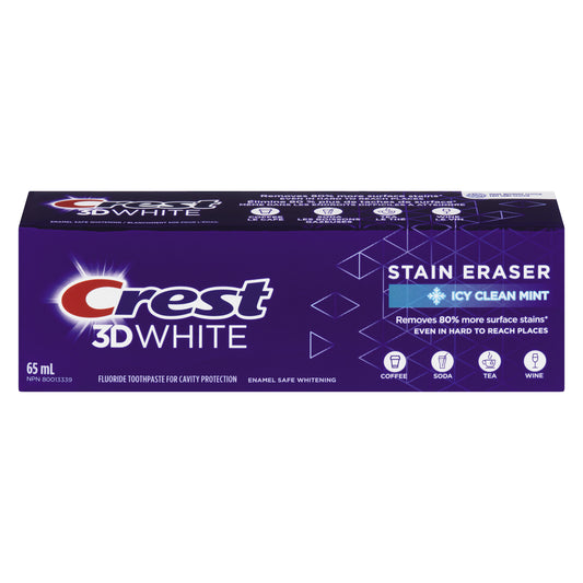 CREST TOOTHPASTE STAIN ERASER, 12 X 65 ML