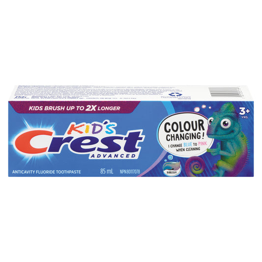 CREST KIDS TOOTHPASTE COLOR CHANGING, 24 X 85 ML