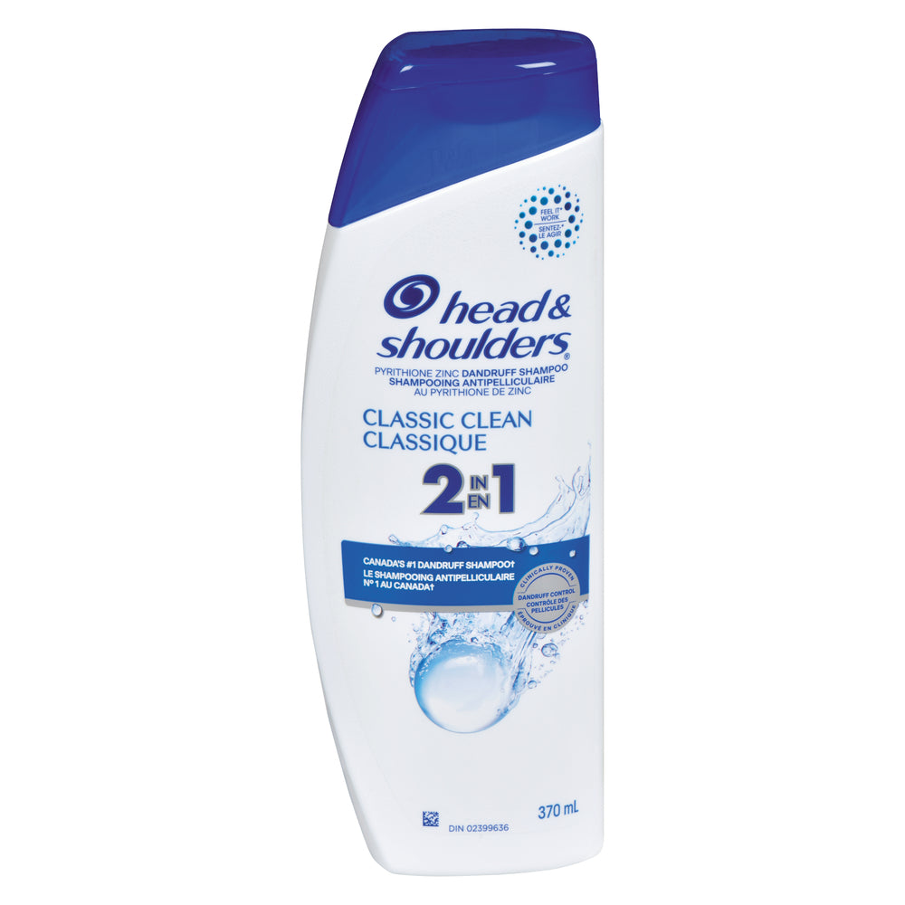 HEAD & SHOULDERS CLASSIC 2-IN-1 SHAMPOO, 6 X 370 ML