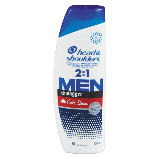 HEAD & SHOULDERS OLD SPICE SWAGGER SHAMPOO, 6 X 370 ML