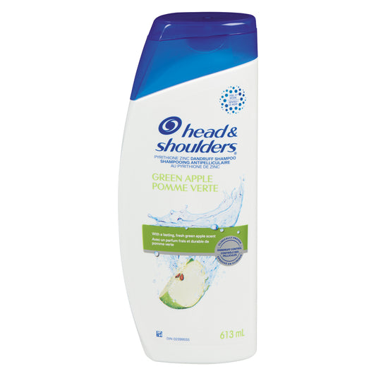 HEAD & SHOULDERS GREEN APPLE SHAMPOO, 4 X 613 ML