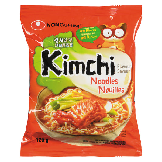 NONGSHIM KIMCHI RAMYUN NOODLES, 10 X 120 G