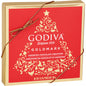 GODIVA CHOCOLATE GIFT BOX CHRISTMAS 9 PCS, 6 X 108 G