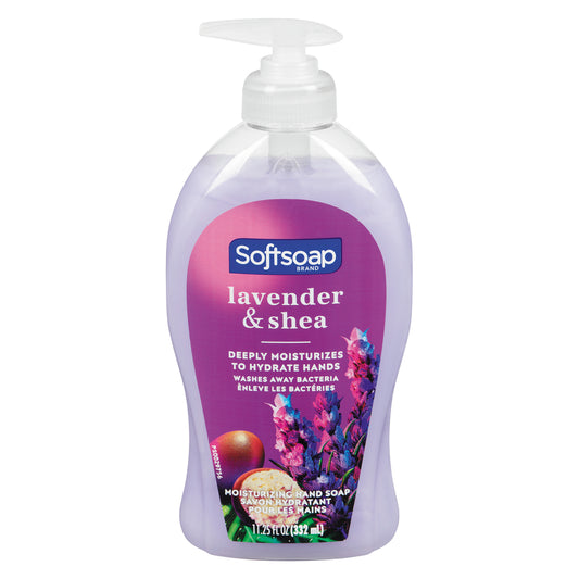 SOFTSOAP HAND SOAP LAVENDER SHEA, 6 X 332 ML
