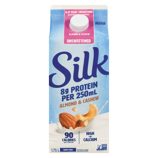 SILK PROT ORIGINAL UNSWEETENED DRINK, 6 X 1.75 L