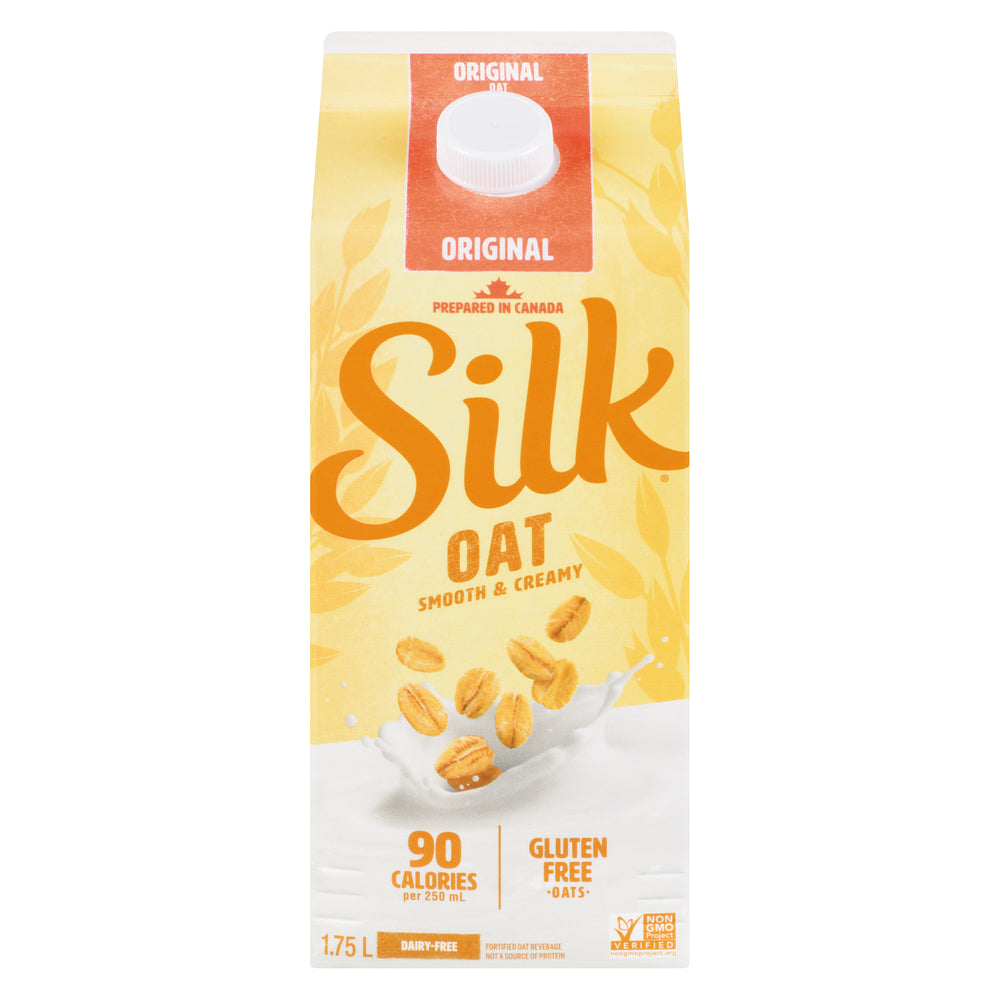 SILK PLAIN OAT MILK, 6 X 1.75 L