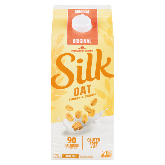 SILK PLAIN OAT MILK, 6 X 1.75 L