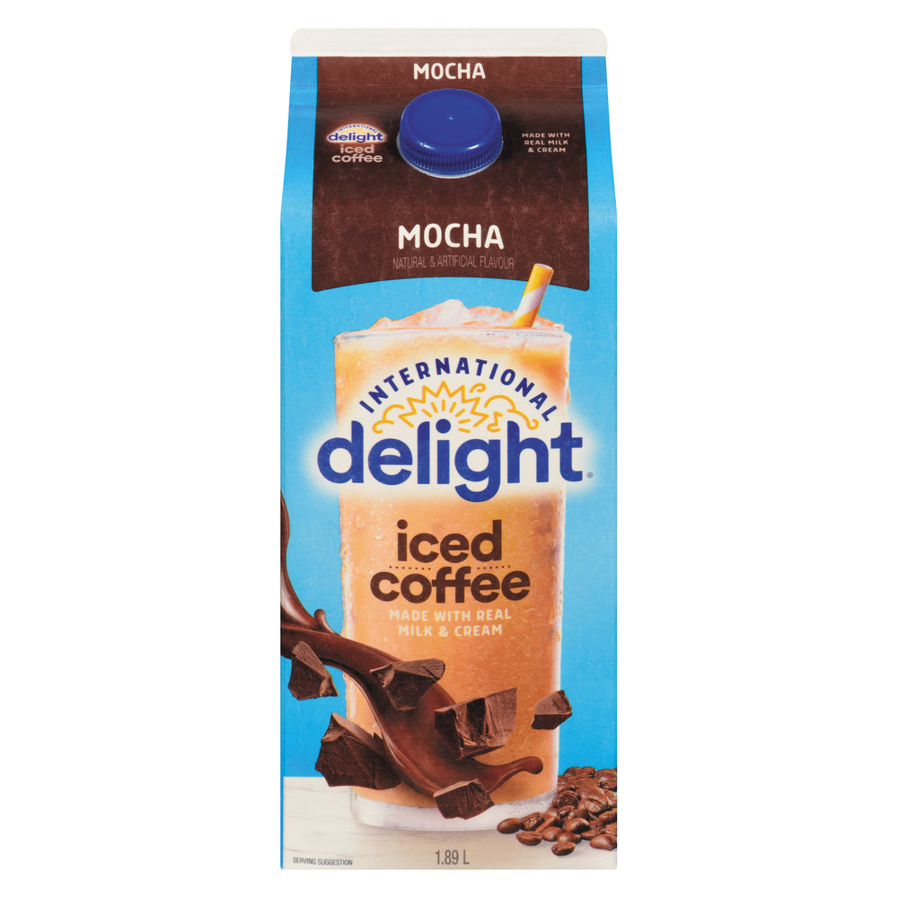 INTERNATIONAL DELIGHT ICED MOCHA COFFEE, 6 X 1.89 L
