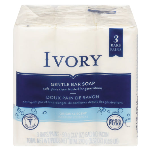 IVORY ORIGINAL BAR SOAP, 24 X 3 X 90 G