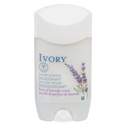 IVORY HINT OF LAVENDER DEODORANT, 6 X 68 G