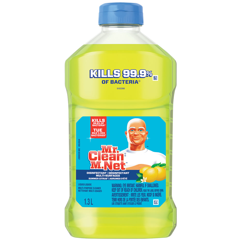 M.NET LIQUID CLEANER SUMMER CITRUS, 6 X 1.33 L