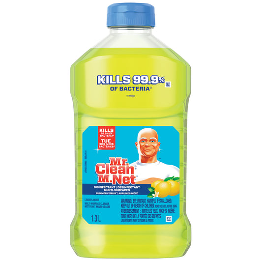 M.NET LIQUID CLEANER SUMMER CITRUS, 6 X 1.33 L