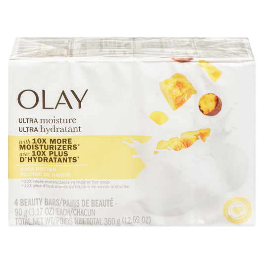 OLAY BAR SOAP ULTRA MOISTURE, 12 X 4 X 90 G