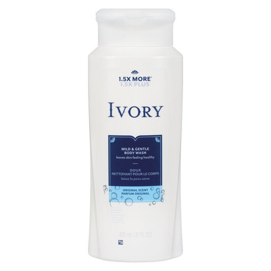 IVORY ORIGINAL BODY WASH, 4 X 621 ML