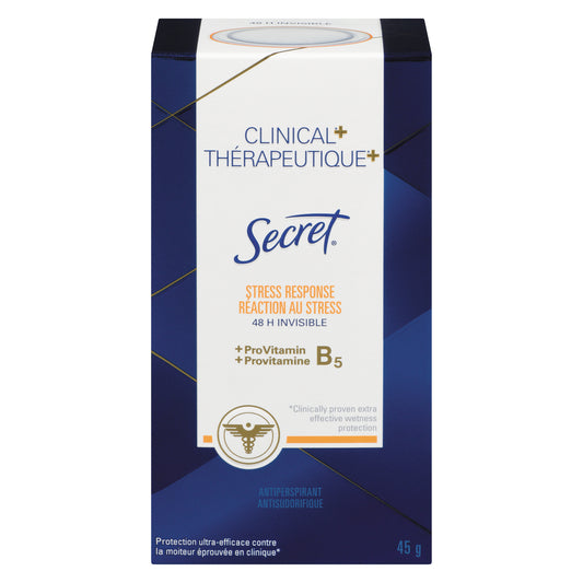 SECRET DEODORANT INVISIBLE RESPONSE, 12 X 45 G