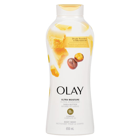 OLAY SHOWER GEL SHEA BUTTER, 4 X 650 ML