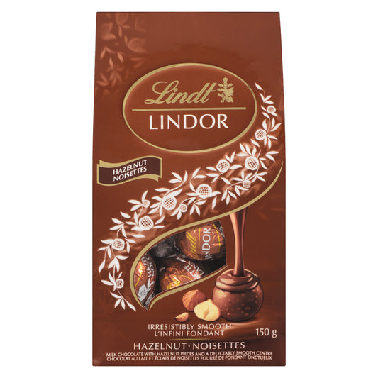 LINDT GRANDES MILK HAZELNUT, 14 X 150 G
