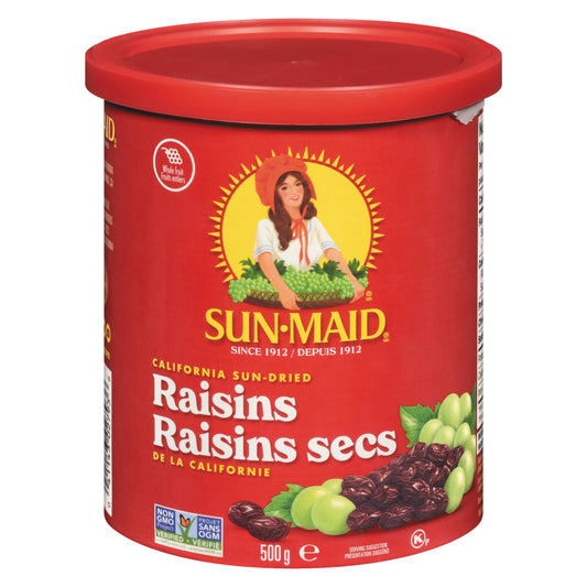 SUNMAID RAISINS CALIFORNIA, 12 X 500 G