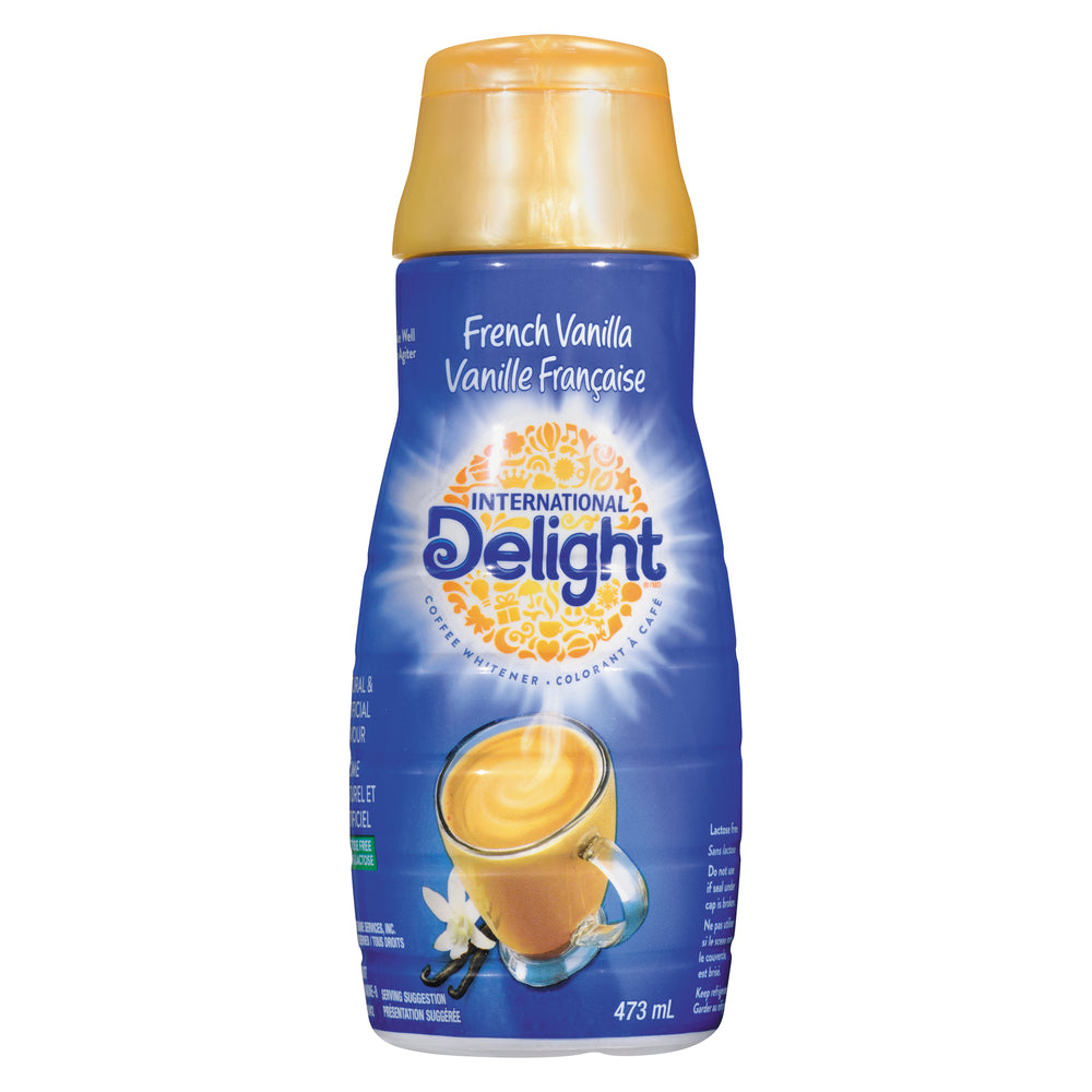 INTERNATIONAL DELIGHT COFFEE VANILLA FRENCH, 6 X 473 ML