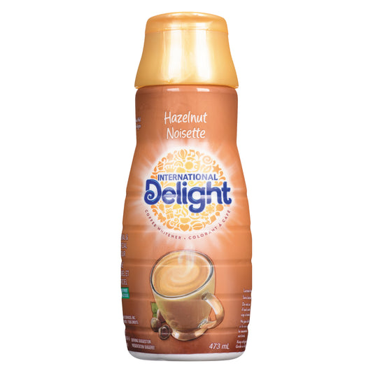 INTERNATIONAL DELIGHT COFFEE HAZELNUT, 6 X 473 ML