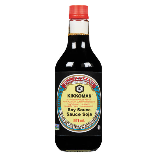 KIKKOMAN CHINESE SOY SAUCE, 12 X 591 ML