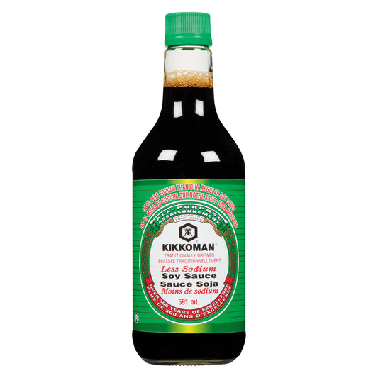 KIKKOMAN LIGHT SOY SAUCE, 12 X 591 ML