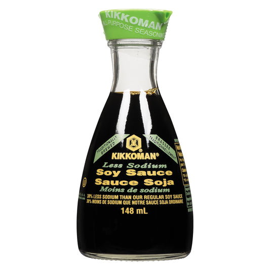 KIKKOMAN LIGHT SOY SAUCE, 12 X 148 ML