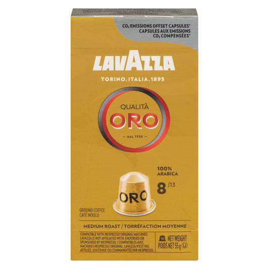 LAVAZZA QUALITA ORO COFFEE, 10 X 55 G