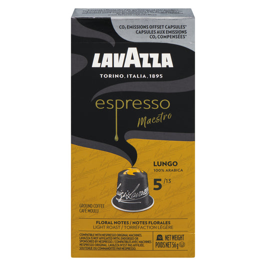 LAVAZZA ESPRESSO LUNGO NCC CAPSULE, 10 X 56 G